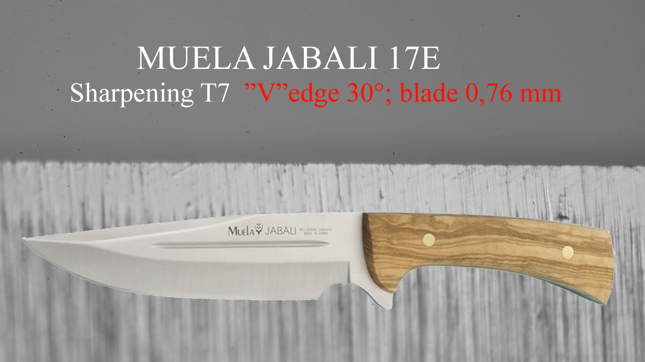 MUELA - Jabali 17E  - sharpening T7 - 