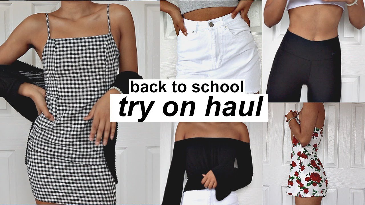 HUGE BACK TO SCHOOL TRY ON CLOTHING HAUL