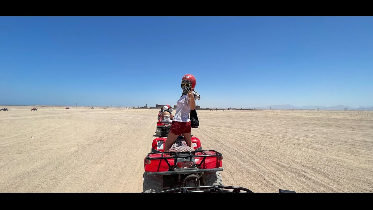 Grand Palace Hurghada Ägypten Quad Buggy Beduinendorf Tour Gopro Hero9 4K
