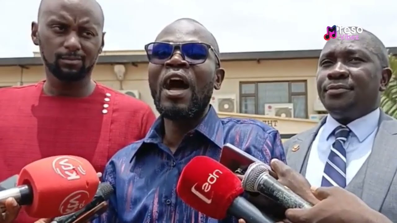 Kawempe North MP Elect  Nalukoola Breathes Fire at Electoral Commision Offices