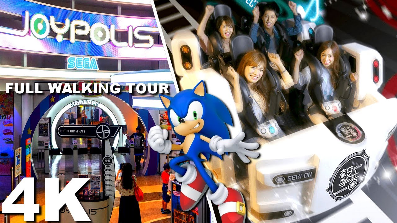 SEGA Indoor Theme Park : Tokyo Joypolis [Walking Tour 4K]