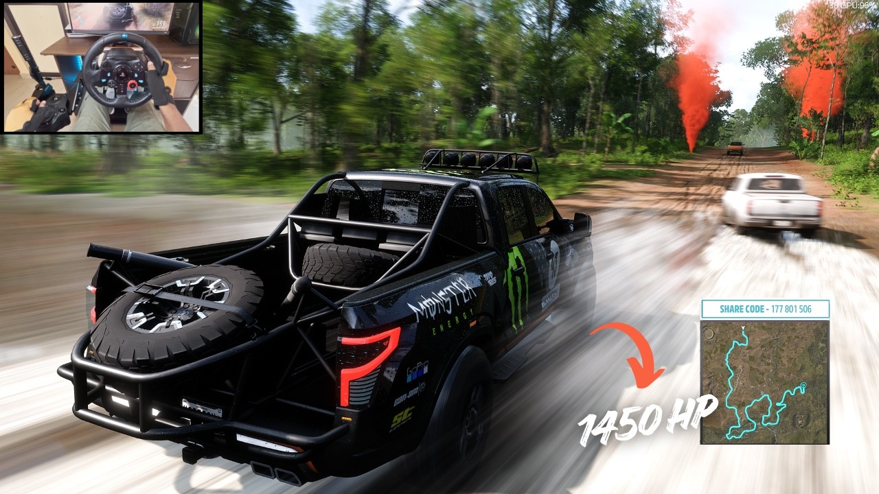Nissan Titan Warrior OFFROAD DESTROY | Forza Horizon 5 | Thrustmaster
