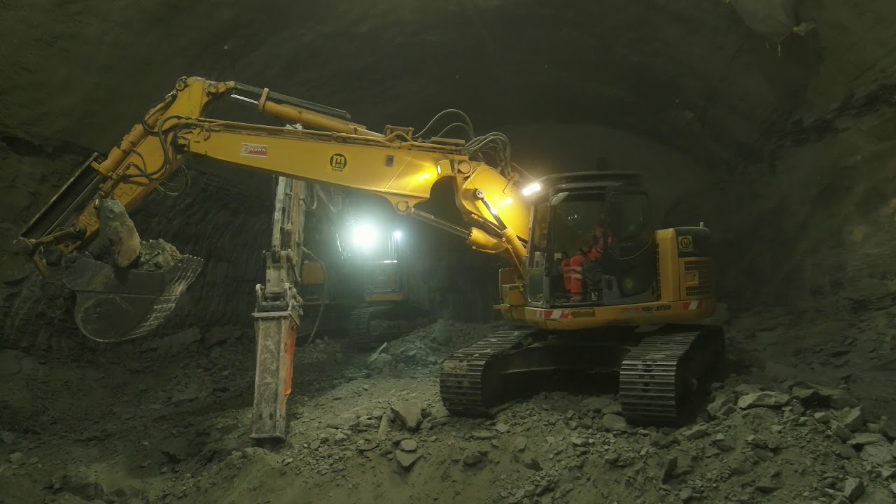 HL-LHC Underground Civil Engineering (drone)