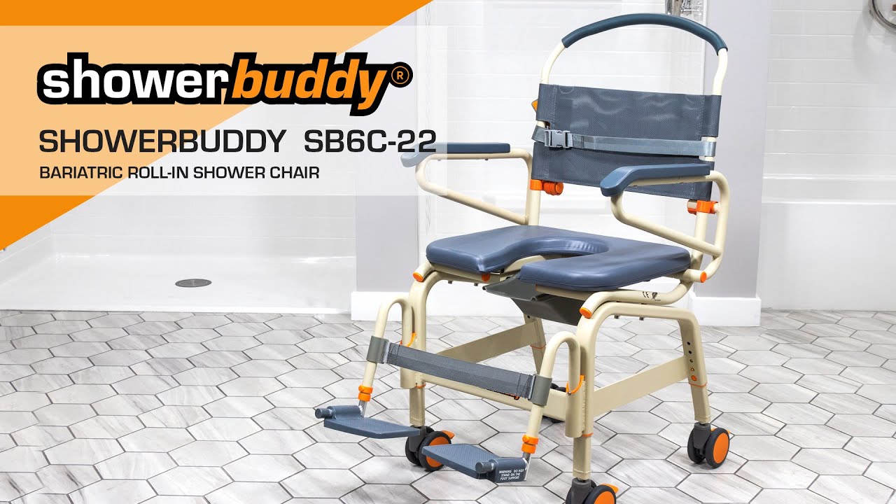 SB6c-22 Bariatric Roll-in Shower Chair