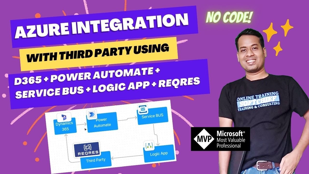 Azure Integration with Dynamics 365 CE + Service  Bus + Azure Logic App +Third Party Integration