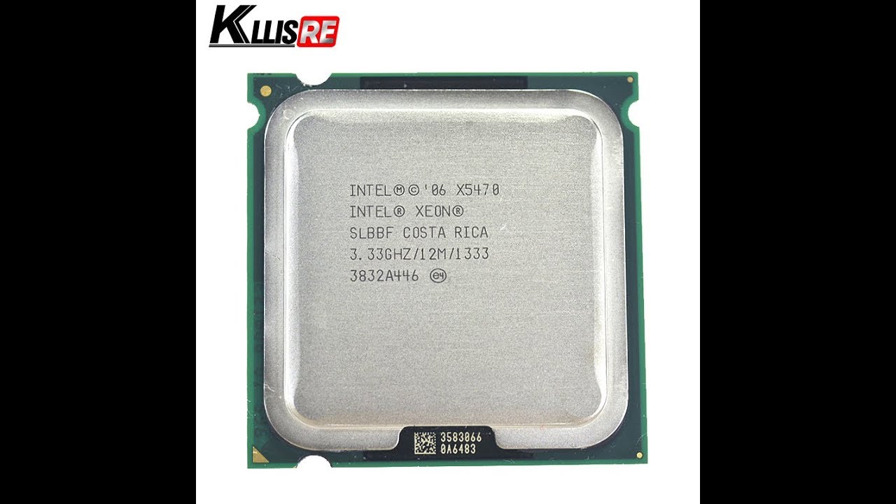 Распаковка Intel Xeon X5470 3330 Мегагерц