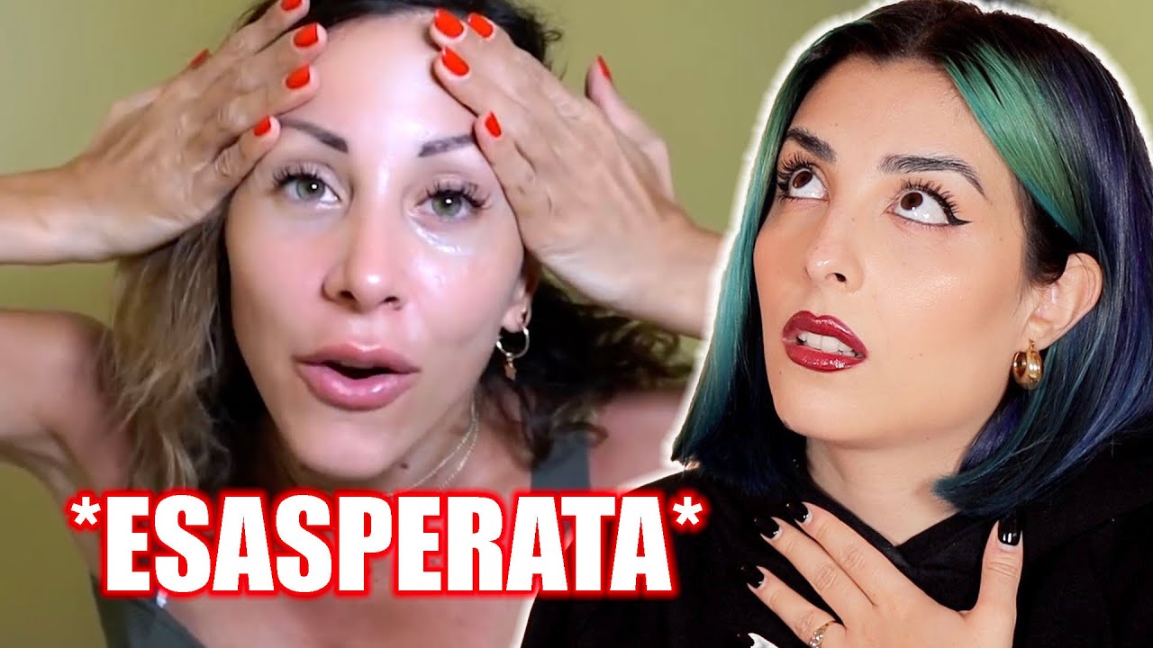 TRUCCATRICE REAGISCE AL TUTORIAL DI CARLITADOLCE || AMBRAJESS