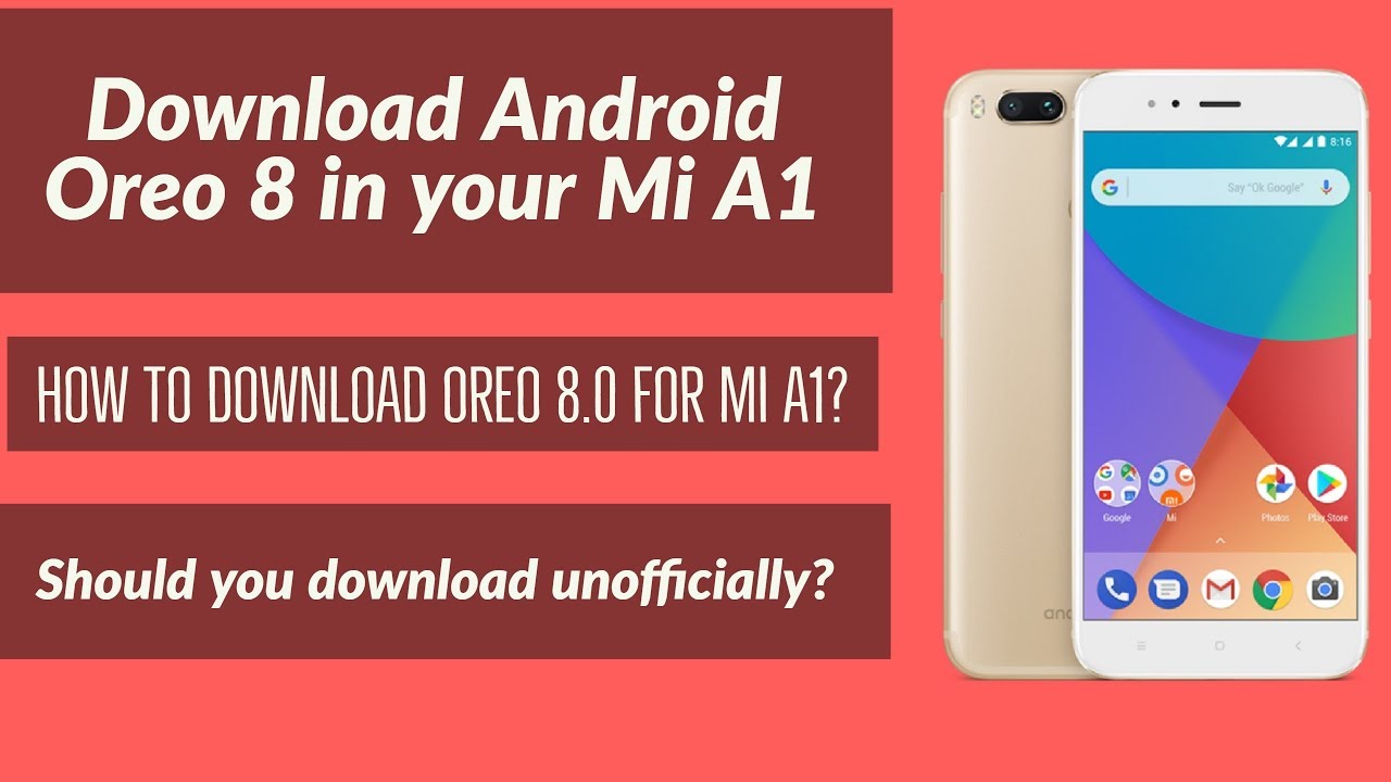 Android Oreo Update  For Mi A1 | How to Download oreo for mi a1 ? | Should you download?