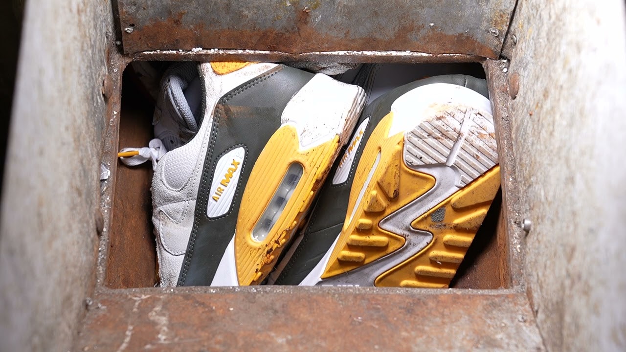 Friends Nikes in compactor 2