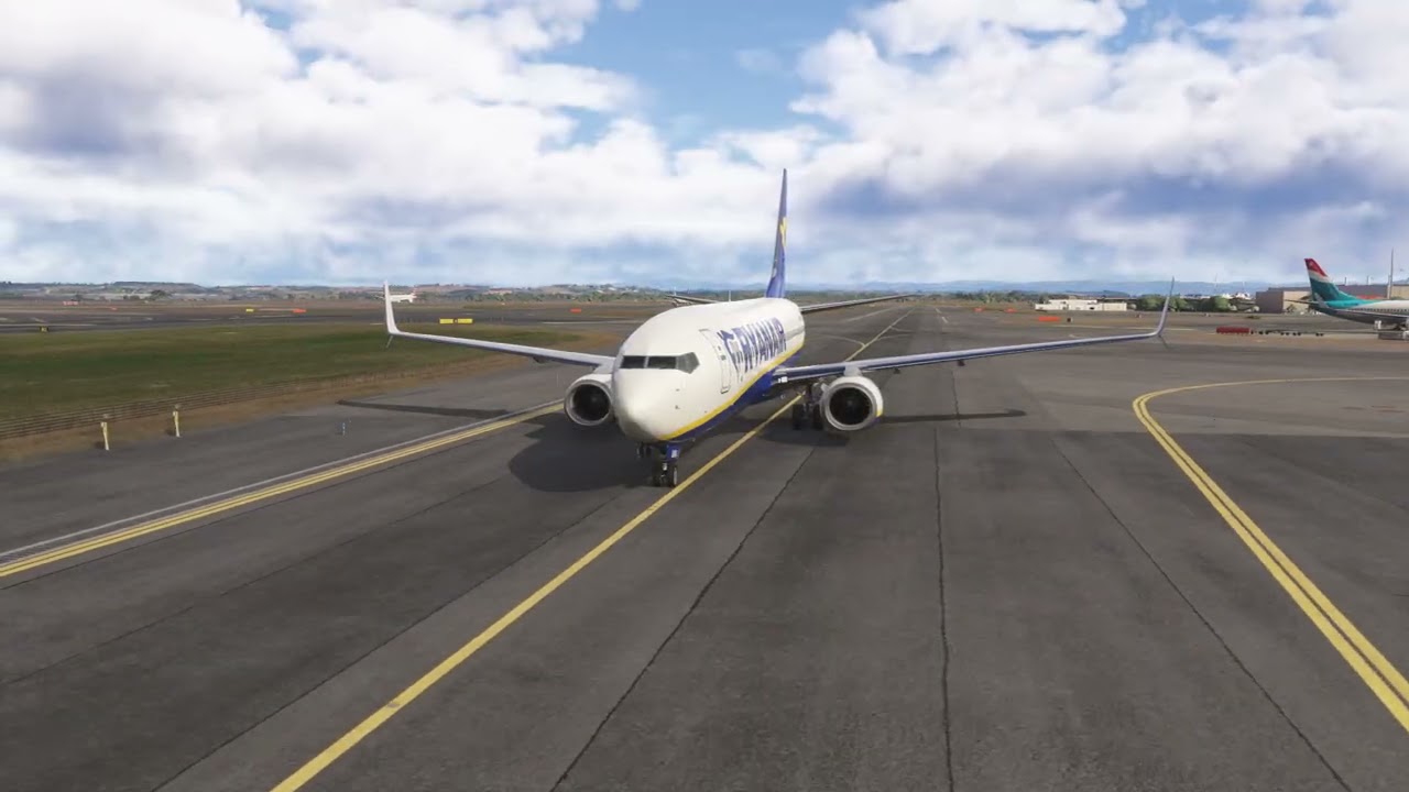 MSFS 2024 | PMDG B737-800 Ryanair | Landing at Rome Fiumicino 