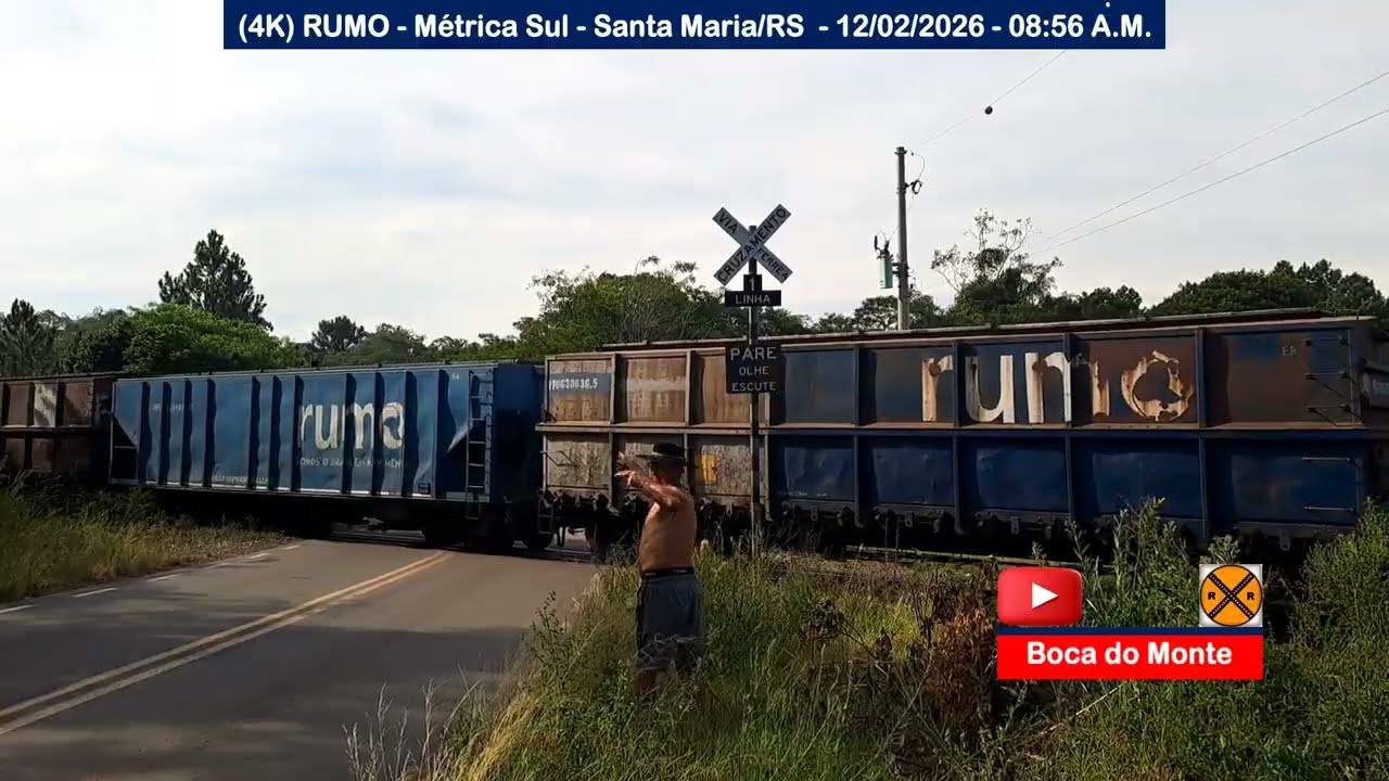 (4K) RUMO – Santa Maria/RS – 12/02/2026 – 08:56 A.M.