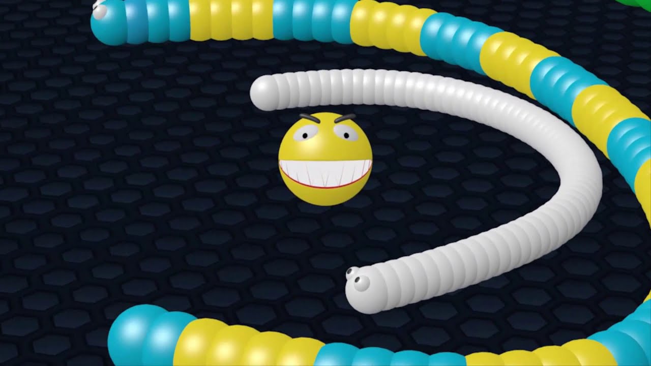 Pacman vs Slither.io  Battle 3D