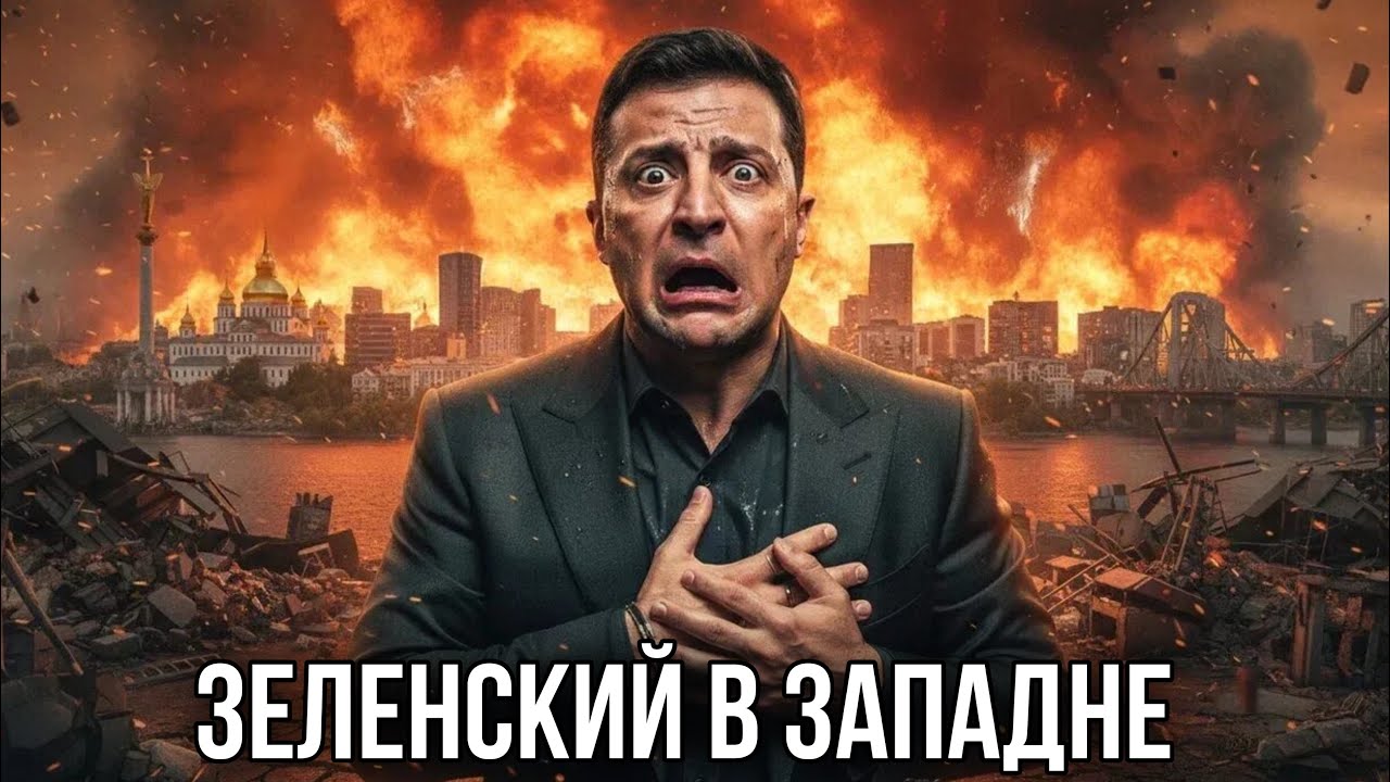 ЗЕЛЕНСКИЙ В ЗАПАДНЕ. 