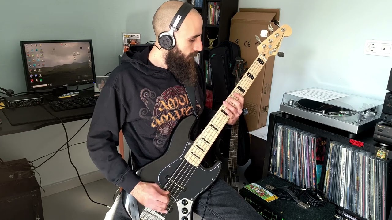 Amon Amarth - Pursuit of Vikings (Bass Cover)