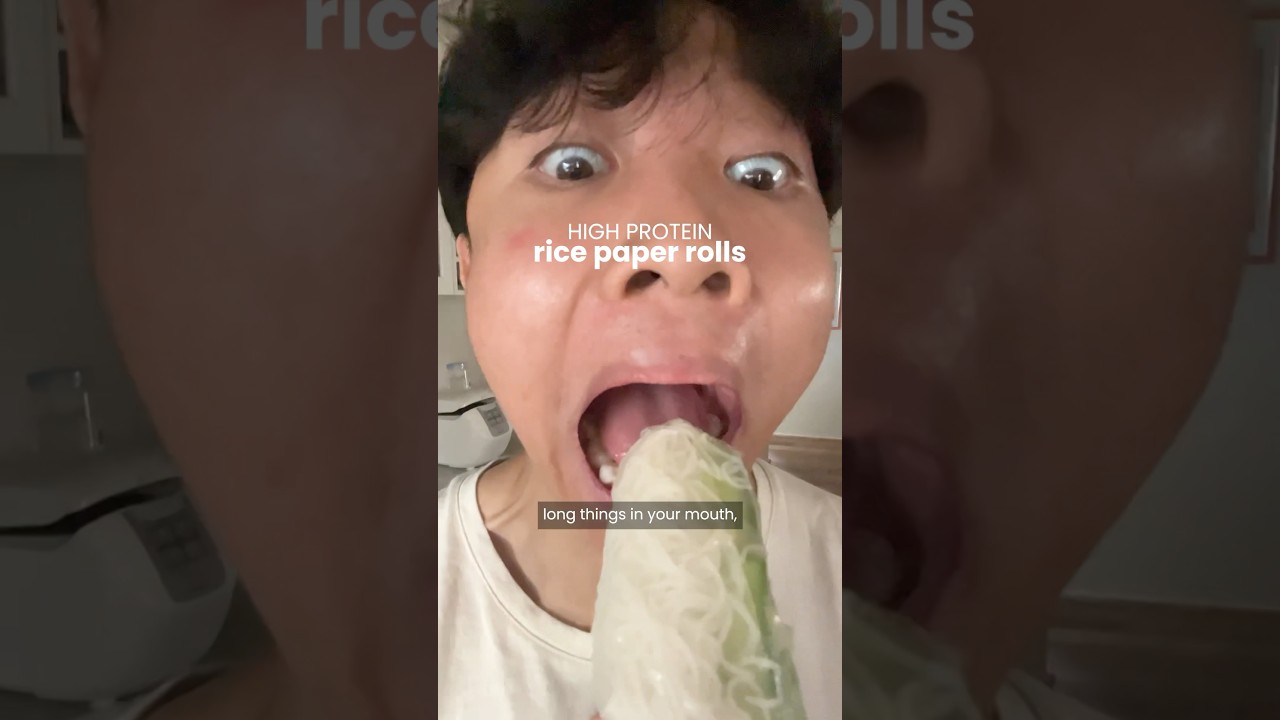 Anabolic rice paper rolls