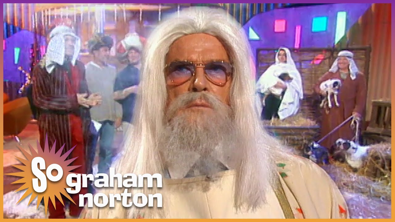 Graham Norton's Christmas Nativity Starring Carrie Fisher and Sir Roger Moore | So Graham Norton