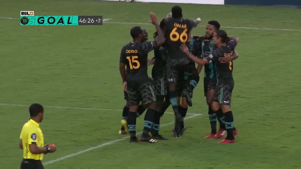 Fabien Garcia with a Goal vs. Tulsa