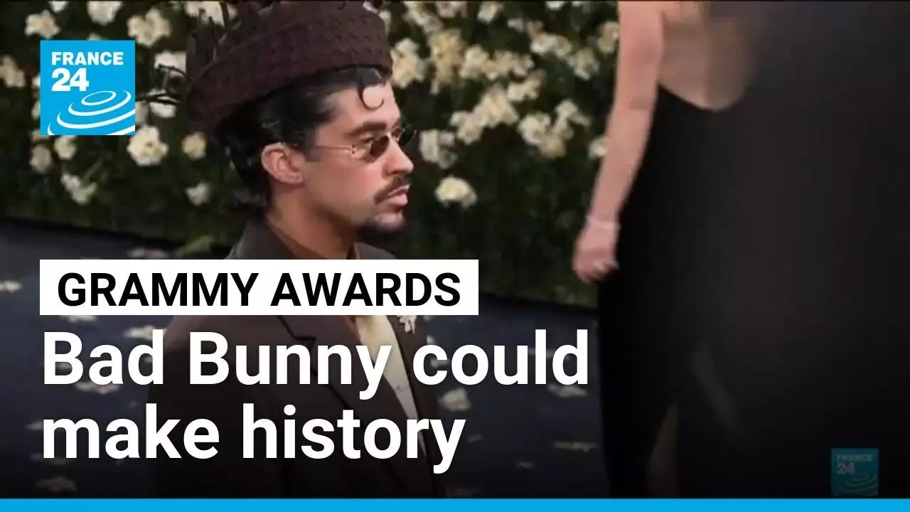 Bad Bunny could make history at Grammy Awards a few days before Superbowl • FRANCE 24 English