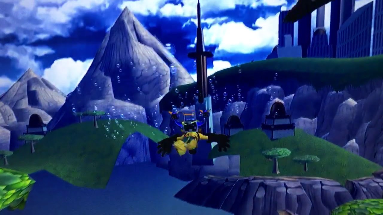 Ratchet & Clank PS2 Novalis Air Swimming