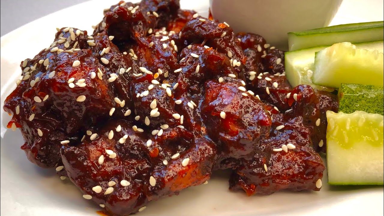 Sweet & Spicy Sticky Chicken Bites