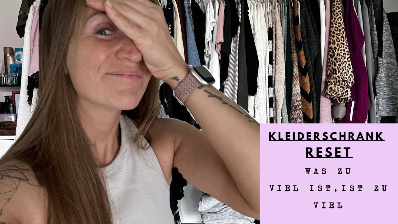 Kompletter Kleiderschrank Reset. Declutter with me. Zu viele Klamotten 