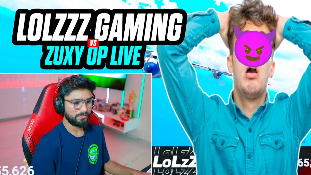2 Tim Fight Full Intense LoLzZz Gaming vs Zuxy oP Youtuber vs Youtuber Fight Video i Rush AJ 
