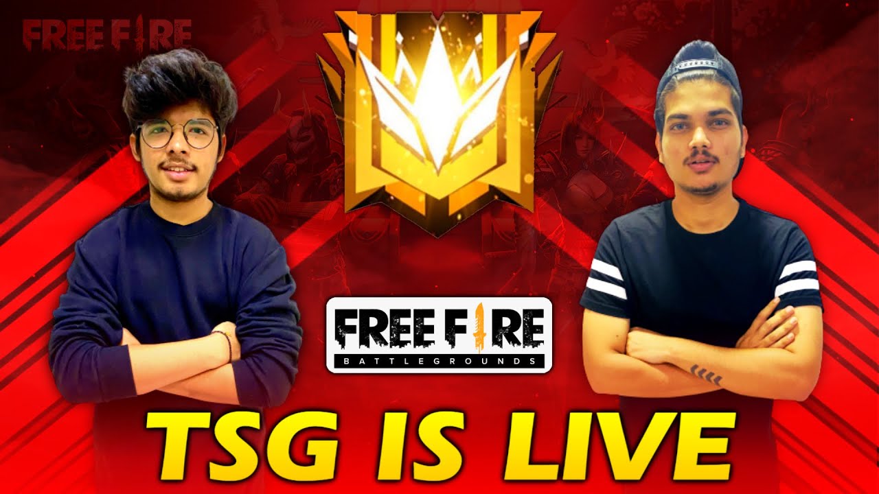 FREE FIRE LIVE || RUSH RANK PUSH TO HEROIC - TWO SIDE GAMERS IS LIVE WITH BOMB SQUAD