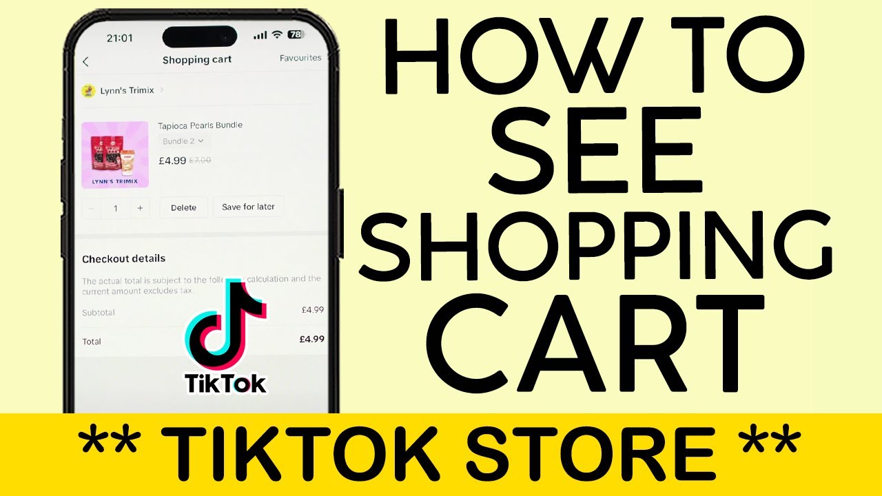 Как просмотреть корзину покупок в TikTok (2023)