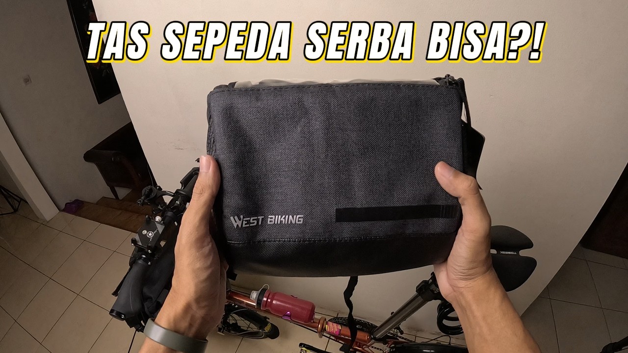 Review Handlebar Bag WEST BIKING, Bisa Jadi Cooler Bag & Tas Kamera!