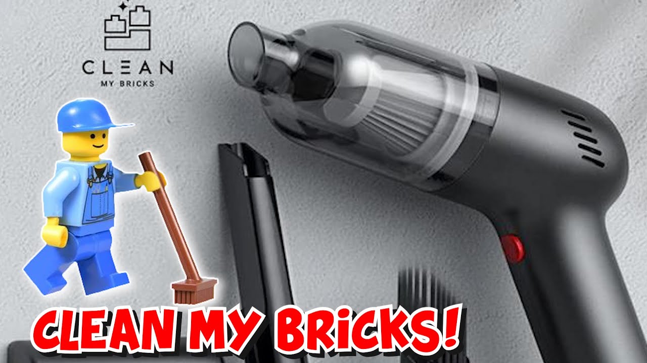 ASPIRAPOLVERE CLEAN MY BRICKS! 🧹PROVIAMOLO su LEGO e STATUE!!!
