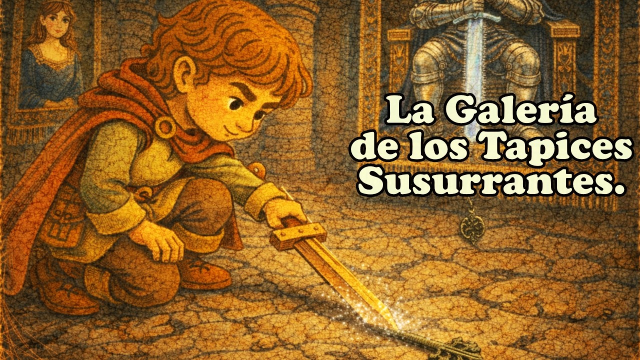 Leo y la Espada de Roble. Cap.3. La Galería de los Tapices Susurrantes.