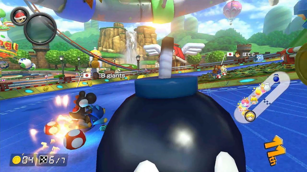 久々にベビィパークで壊されました。【MK8DX #619】