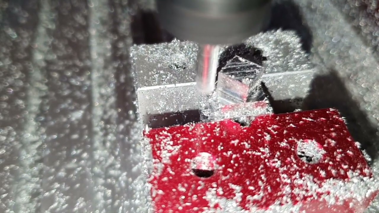 CNC 1419 NASA test piece milling