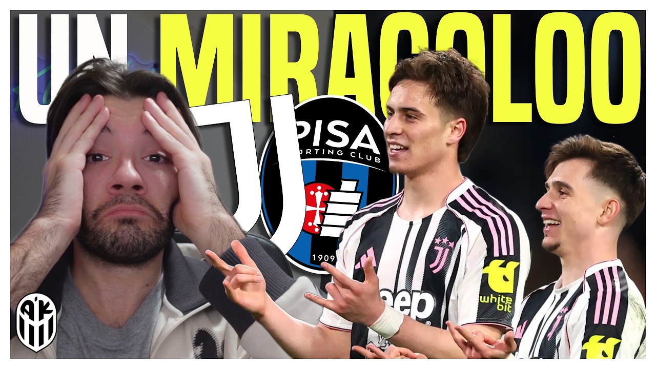 🤩 È SUCCESSO UN MIRACOLOOO! ABBIAMO VINTOOOO!! || JUVENTUS - Pisa 4-0