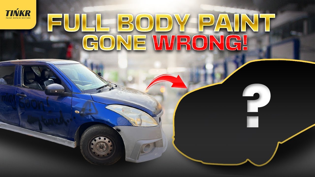 SWIFT Make-over Redo! Comprehensive Dent-work and Repainting Job | Part1 | Tinkr
