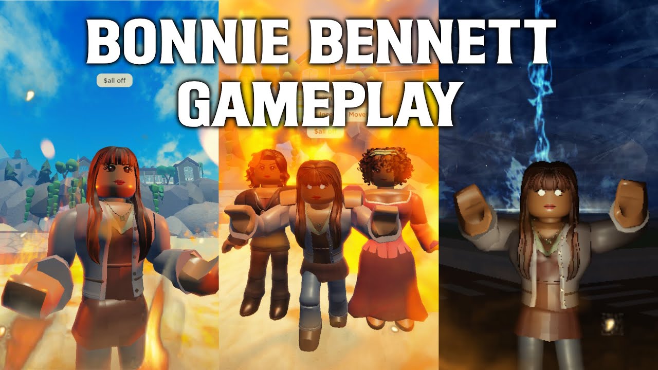 TVD : BONNIE BENNETT GAMEPLAY | HEROES ONLINE WORLD ROBLOX