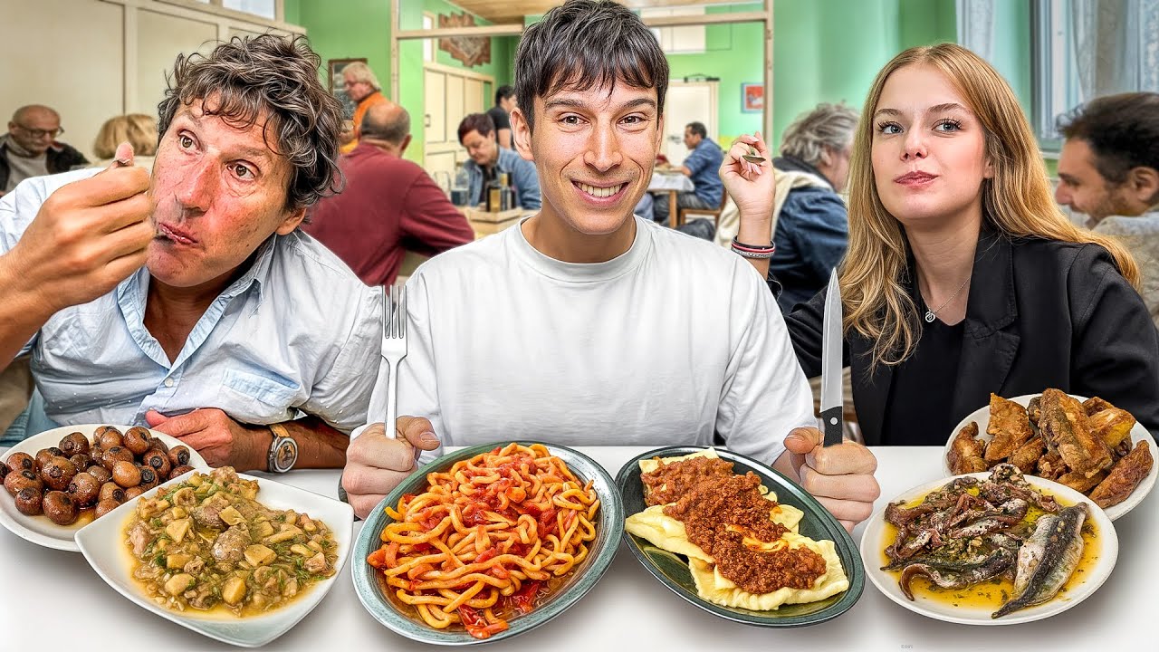 PORTO il BABBO e la mia RAGAZZA nella TRATTORIA più economica della Maremma