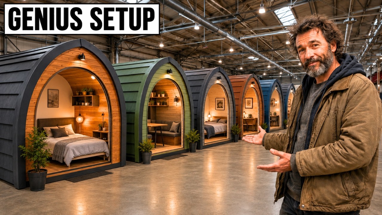 How One City Turned An Abandoned Warehouse Into Cozy Glamping Pods For Homeless People