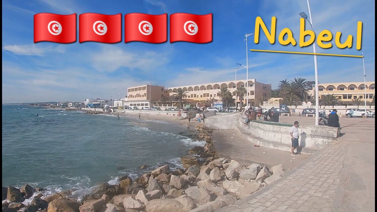 Nabeul نابل Downtown/Coastal city Walking Tour/TUNISIA ▶4KHD🇹🇳⫸