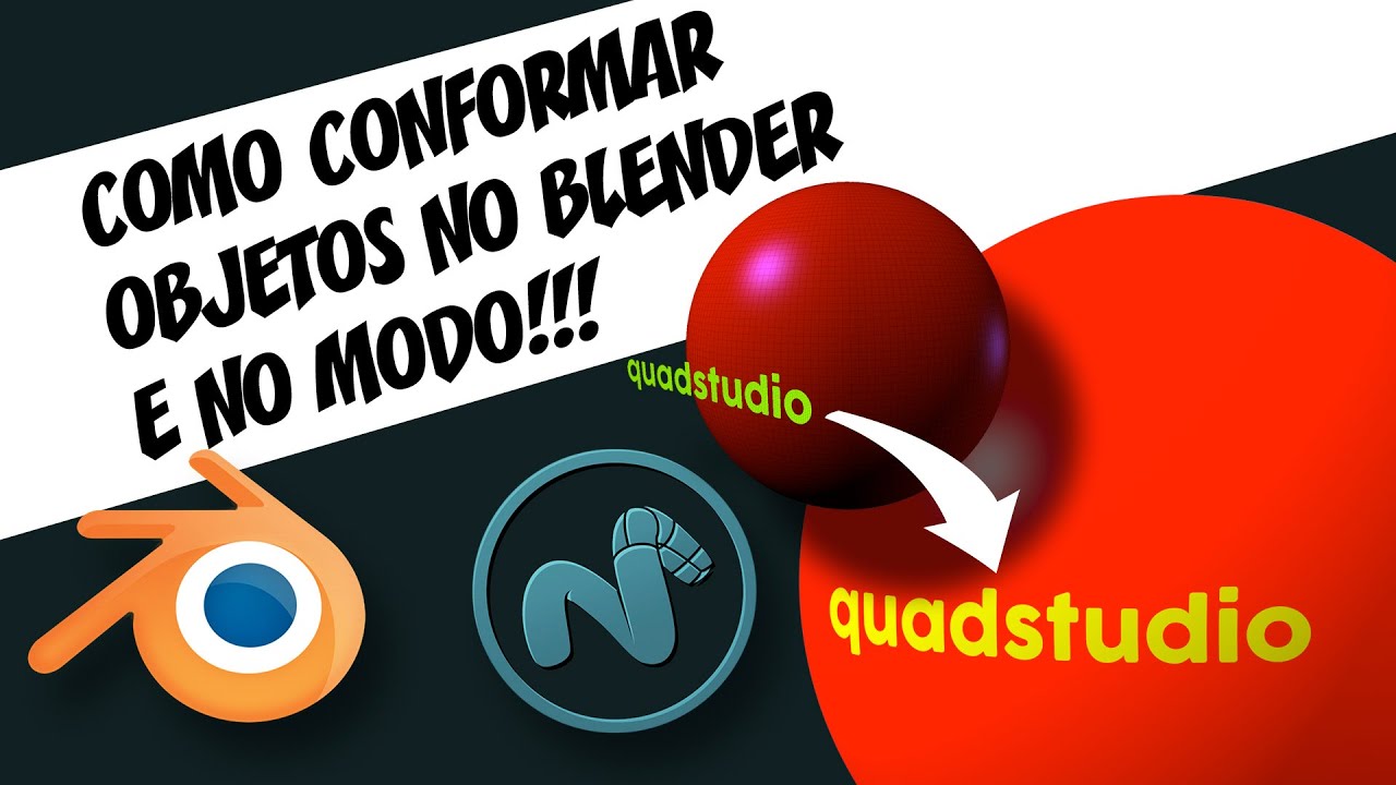 Como conformar objetos no Blender e no Modo