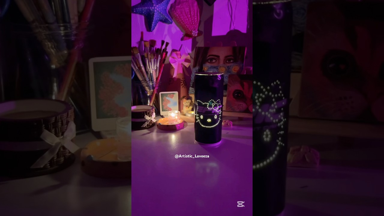 Cute home decor idea || DIY lamp with soda can || Soda can crafts  