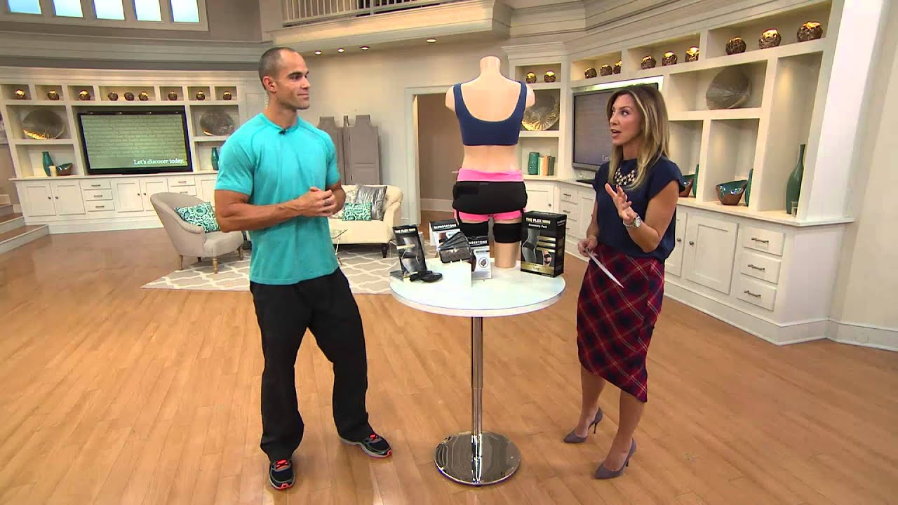 The Flex Mini Bottom Muscle Toning System w/2 Sets of Gel Pads with Stacey Stauffer