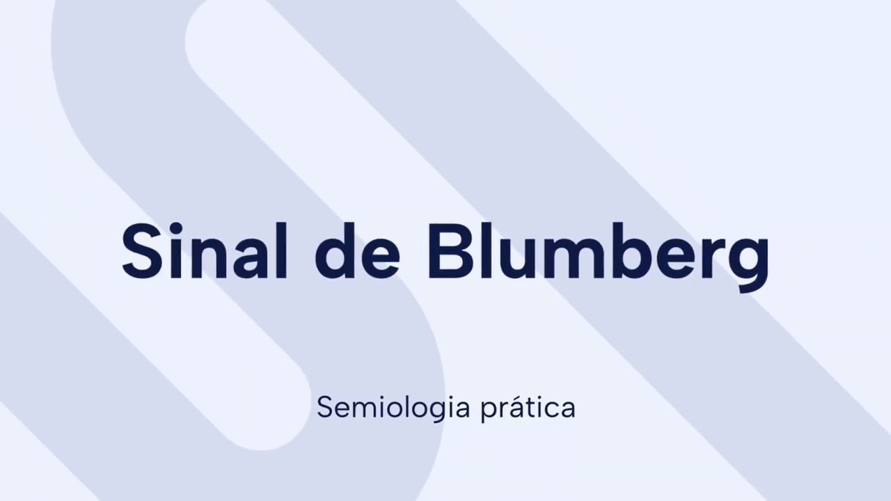 Exame físico: Sinal de  Blumberg