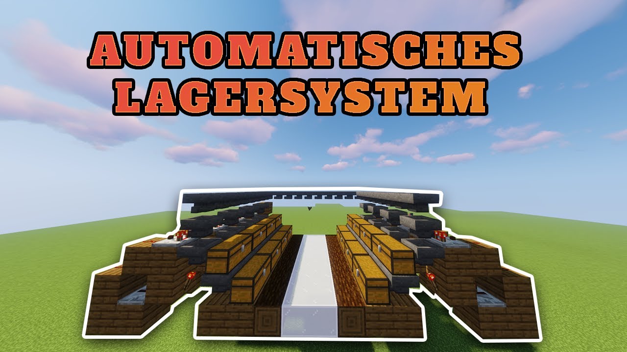 Automatisches Sortier/Lagersystem in Minecraft bauen TobisBlocks