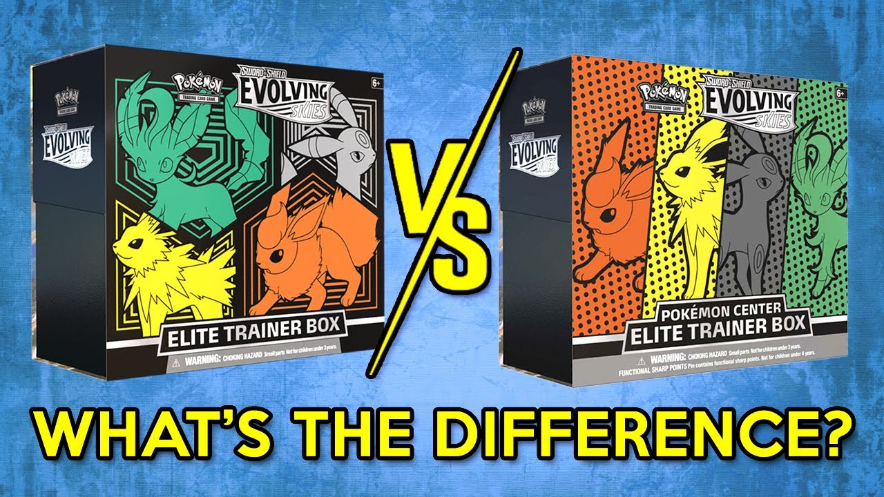 Evolving Skies Pokemon Center ETB | В чём разница?
