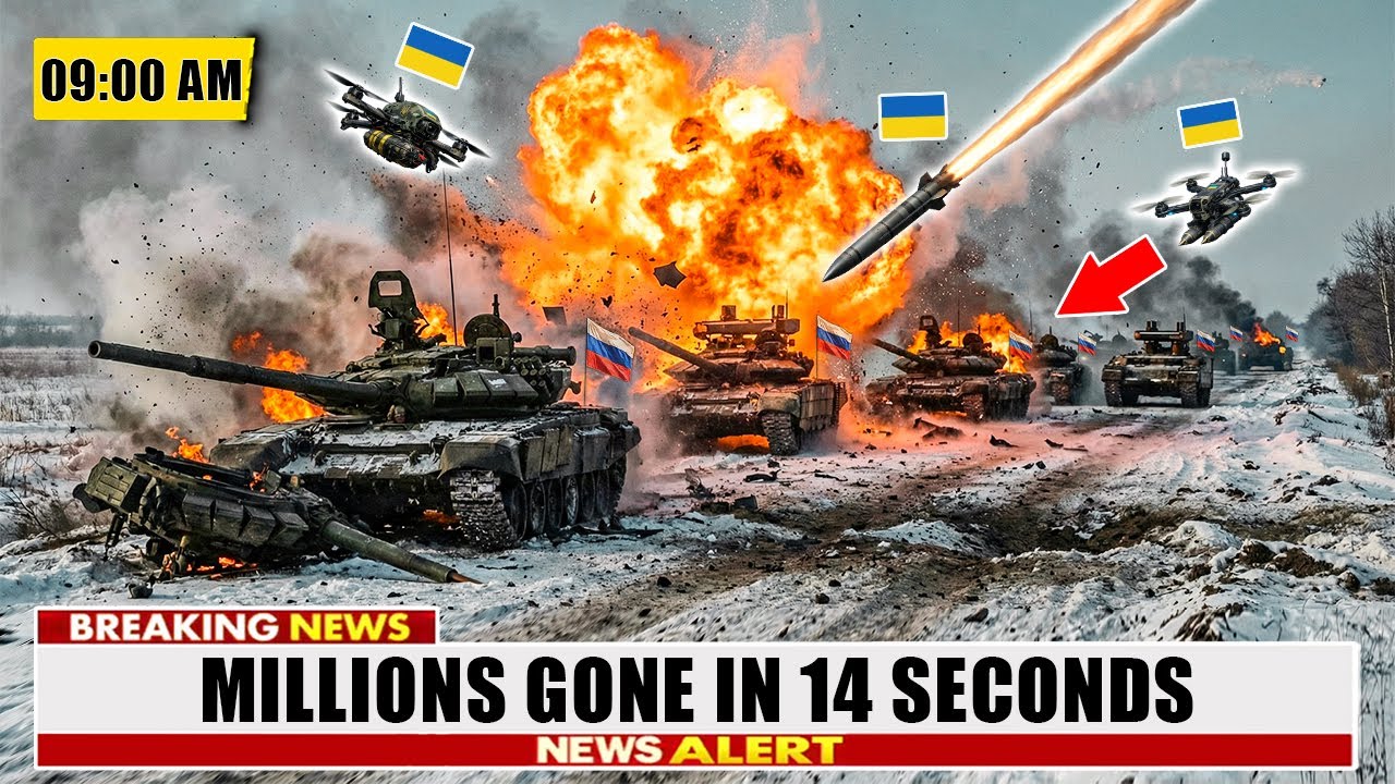 Ukraine SETS a Perfect Trap for Russian T-90M Convoy — Then Javelin OBLITERATES | Ukraine Russia