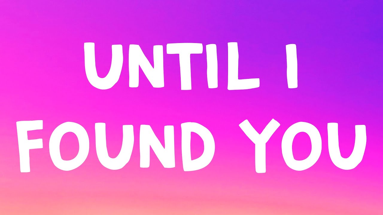 Stephen Sanchez - Until I Found You (Lyrics)