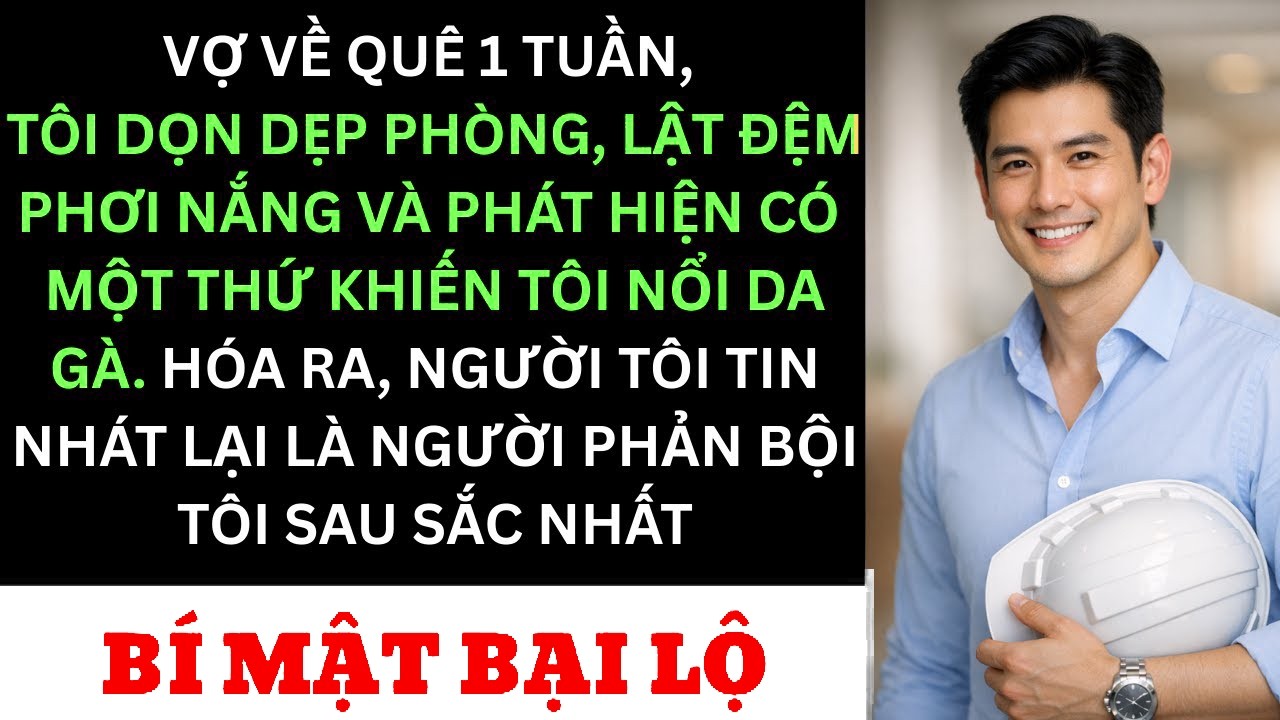 Phát Hiện “Cú Sốc” Dưới Tấm Nệm – Bí Mật Vợ Giấu Kín Suốt 7 Năm Hôn Nhân!