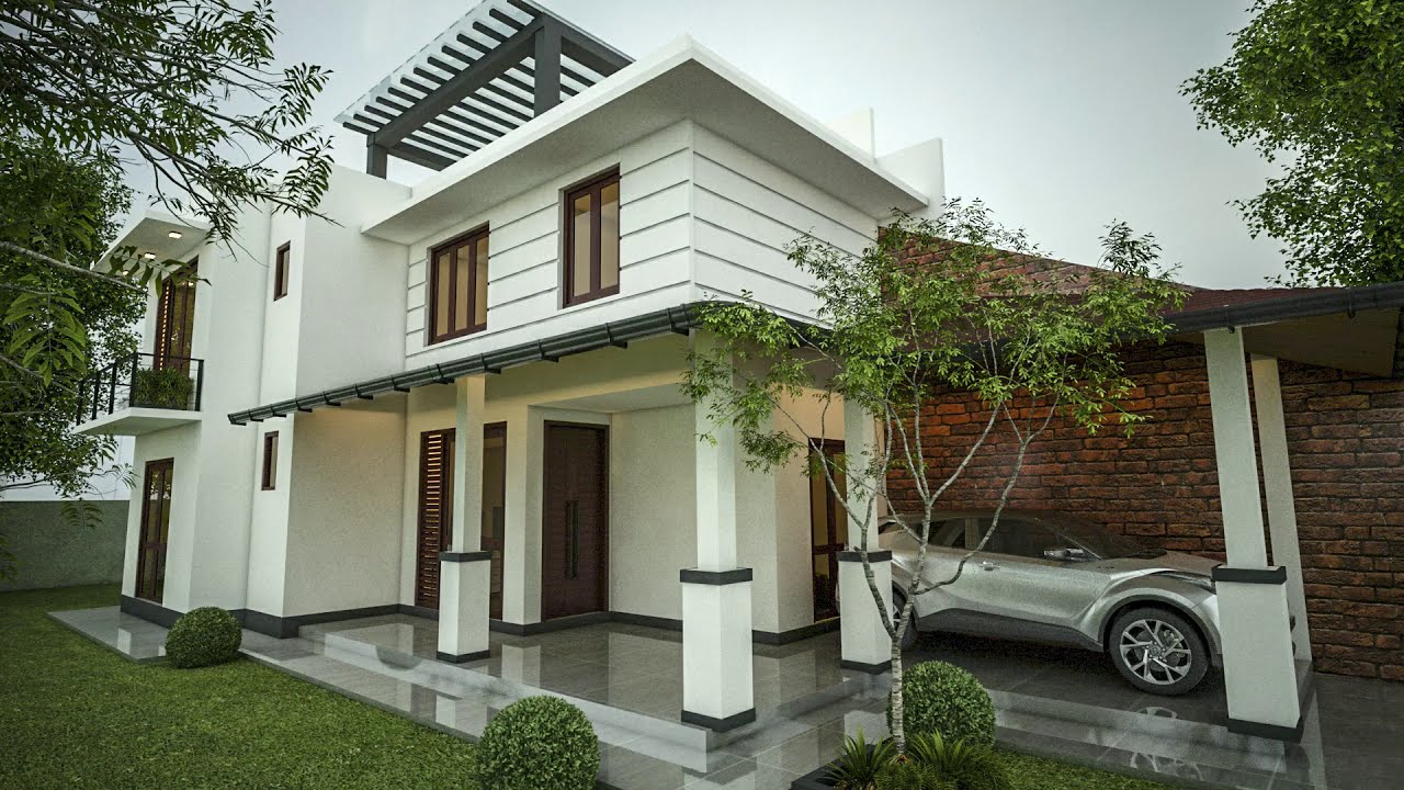 (24) පොඩි  පවුලකට හරියන   කුඩා   නිවසක්
