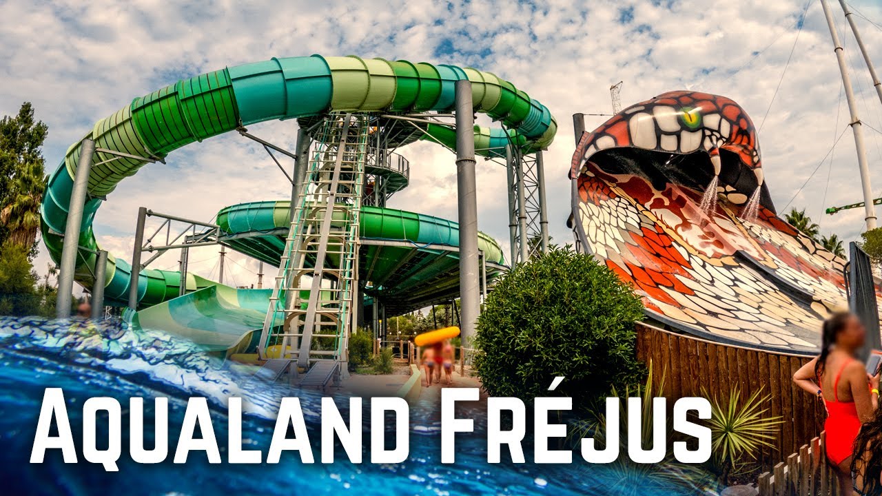 All Water Slides at Aqualand Fréjus in France! GoPro POV